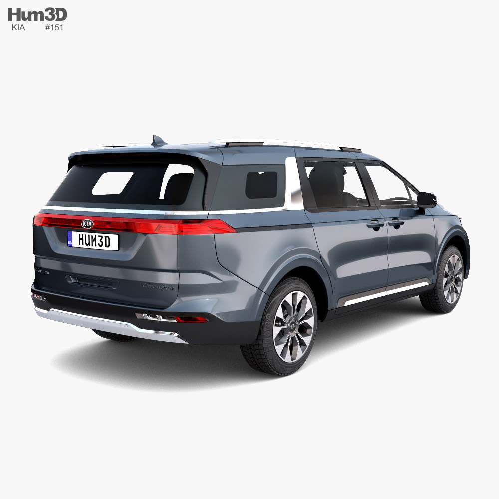 Kia Carnival 2021 3d模型 车辆on Hum3d