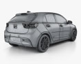 Kia Rio hatchback 2022 3d model