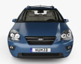 Kia Carens with HQ interior 2010 3d model front view