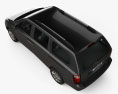 Kia Sedona LWB EX 2013 3D-Modell Draufsicht