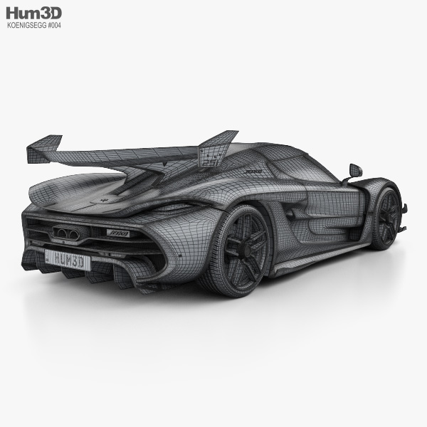 Koenigsegg Jesko 2022 3D model - Vehicles on Hum3D