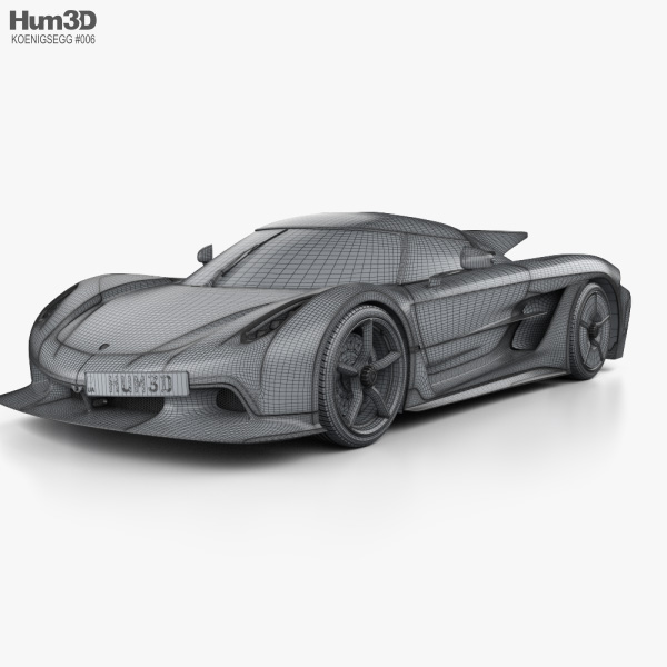 Koenigsegg Jesko Absolut 2022 3D model - Vehicles on Hum3D