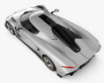Koenigsegg Jesko Absolut 2022 3D-Modell Draufsicht