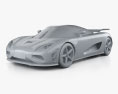 Koenigsegg Agera S HH 2013 3D 모델  clay render