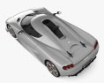 Koenigsegg CC 850 2023 3D 모델  top view