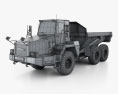 Komatsu HM250 Dump Truck 2012 3d model wire render