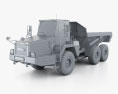 Komatsu HM250 Dump Truck 2012 3d model clay render