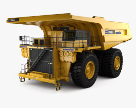 Komatsu 960E Dump Truck 2017 3D model