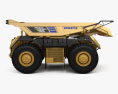 Komatsu AHS Dump Truck 2016 3d model side view