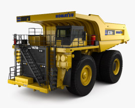 Komatsu 830E Dump Truck 2022 3D model