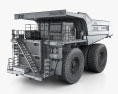 Komatsu 830E Dump Truck 2022 3d model wire render