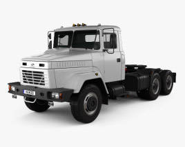 KrAZ 64431 Sattelzugmaschine 1994 3D-Modell