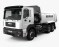KrAZ C26.2M Tipper Truck 2016 3d model