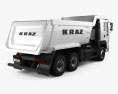 KrAZ C26.2M 自卸式卡车 2013 3D模型 后视图