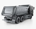 KrAZ C26.2M Tipper Truck 2016 3d model