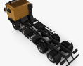 KrAZ H23.2M Chassis Truck 2015 3d model top view