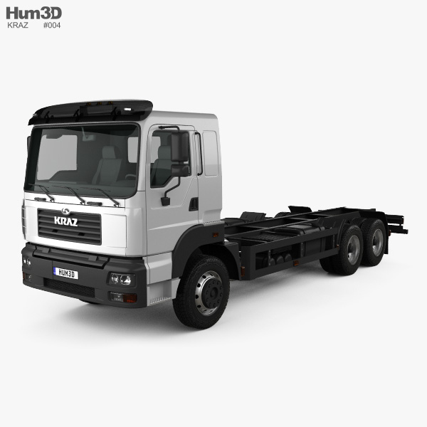 KrAZ 6511 Chassis Truck 2014 3D model