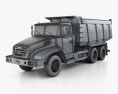 KrAZ C18.1 Dumper Truck 2016 3d model wire render