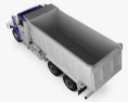 KrAZ C18.1 덤프 트럭 2016 3D 모델  top view