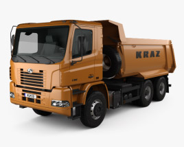 KrAZ C20.2 Camion Benne 2011 Modèle 3D