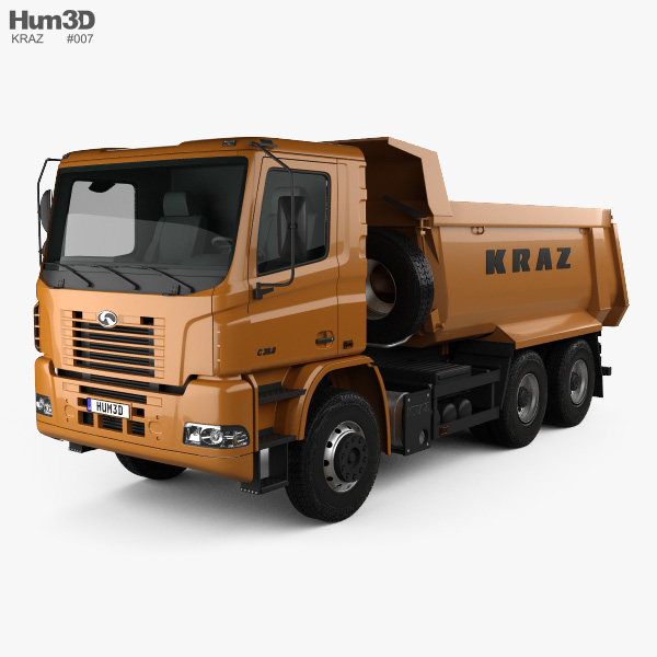 KrAZ C20.2 Dumper Truck 2016 3D model
