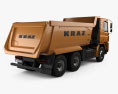 KrAZ C20.2 Dumper Truck 2016 3d model back view