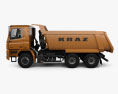 KrAZ C20.2 Dumper Truck 2016 3d model side view
