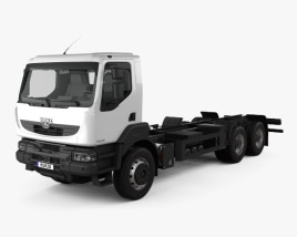 KrAZ H23.2R Camion Châssis 2011 Modèle 3D