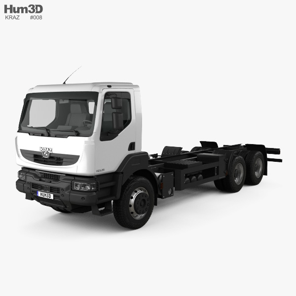 KrAZ H23.2R Chassis Truck 2016 3D model