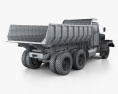 KrAZ 256B 덤프 트럭 2016 3D 모델 