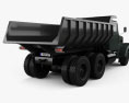 KrAZ 256B 덤프 트럭 2016 3D 모델 
