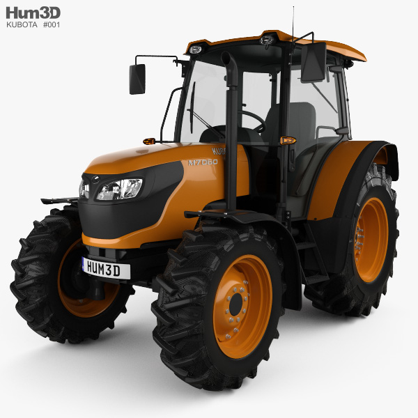 Kubota M7060 2018 3D model