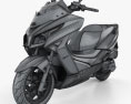 Kymco Grand Dink 300 2016 Modelo 3D wire render
