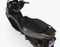 Kymco Grand Dink 300 2016 3d model top view