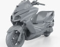 Kymco Grand Dink 300 2016 Modello 3D clay render