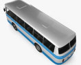 LAZ 695N bus 1976 3d model top view