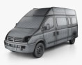 LDV Maxus Panel Van 2009 3D 모델  wire render
