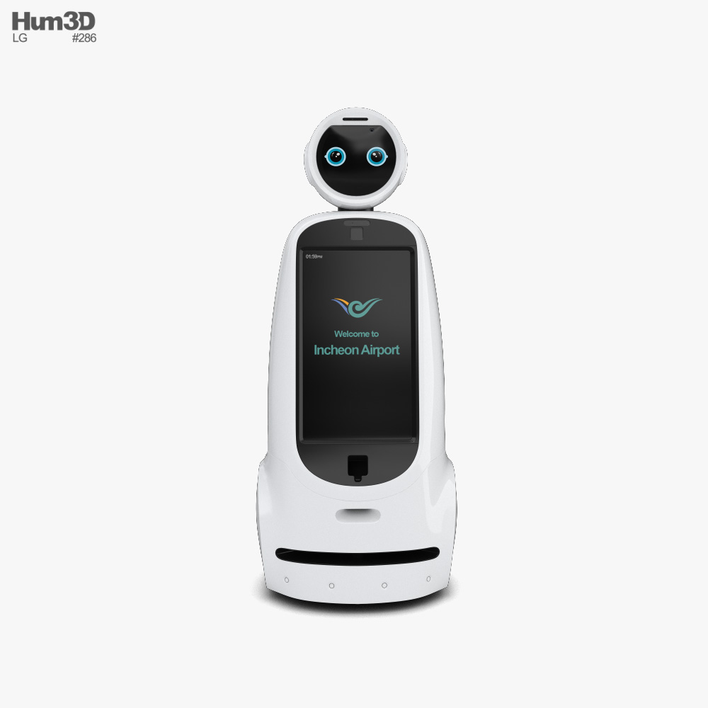 LG Airstar Robot 3D model - Electronics on Hum3D