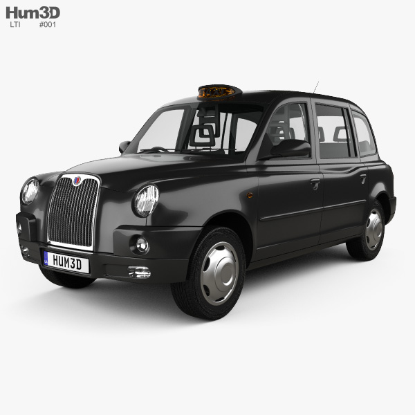 LTI TX4 London 택시 2014 3D 모델 