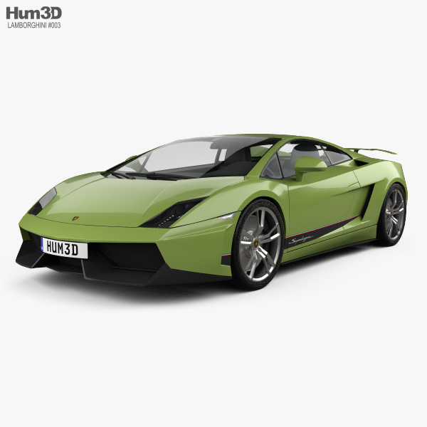 Lamborghini Gallardo LP570-4 Superleggera 2014 3D model