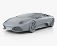 Lamborghini Murcielago LP640 2010 3D-Modell clay render