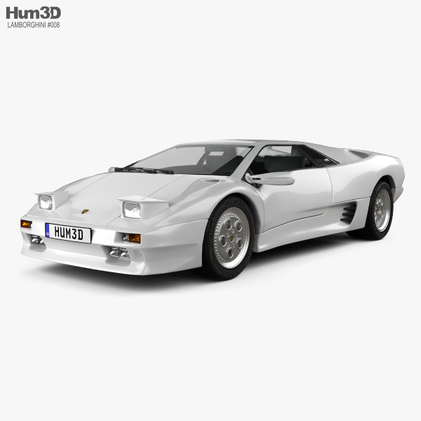 Lamborghini Diablo VT 1993 Modèle 3D