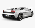 Lamborghini Gallardo LP 560-4 2014 3D模型 后视图