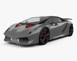 Lamborghini Sesto Elemento 2014 3D модель