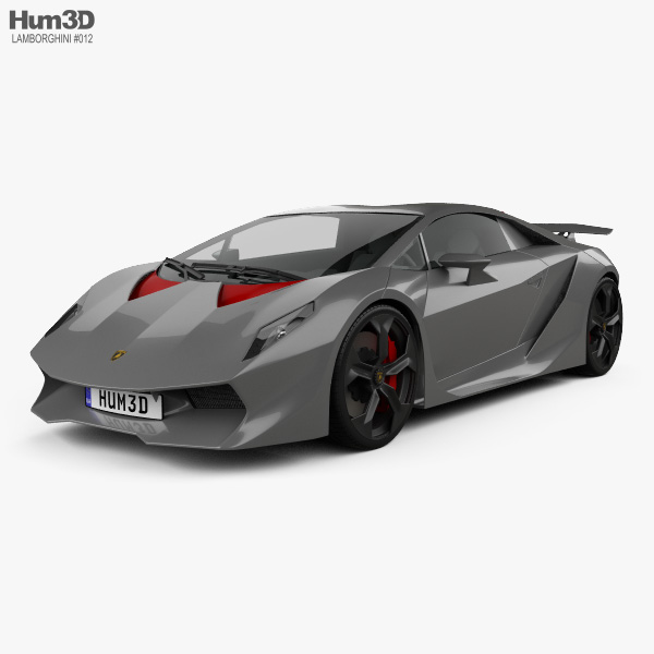 Lamborghini Sesto Elemento 2014 3D model