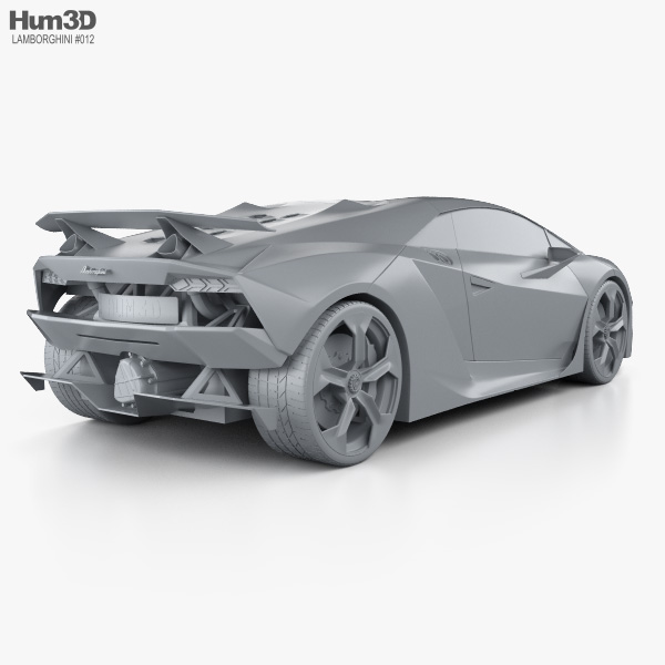 Lamborghini Sesto Elemento 2014 3D model - Vehicles on Hum3D