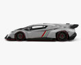 Lamborghini Veneno 2013 3d model side view