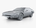 Lamborghini Jarama 400 GTS 1976 3Dモデル clay render