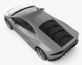 Lamborghini Huracan 2017 Modello 3D vista dall'alto