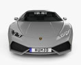 Lamborghini Huracan 2017 3D模型 正面图